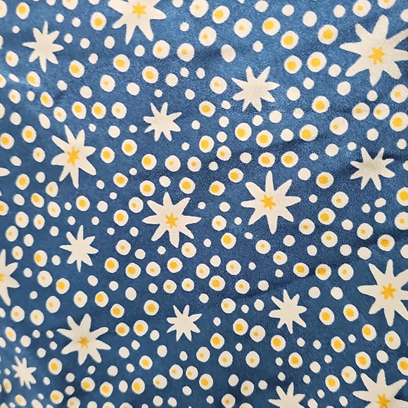 Polo Ralph Lauren Starburst-Motif Satin Wide-Leg Graphic Print Pants Size 6 New - Picture 8 of 12